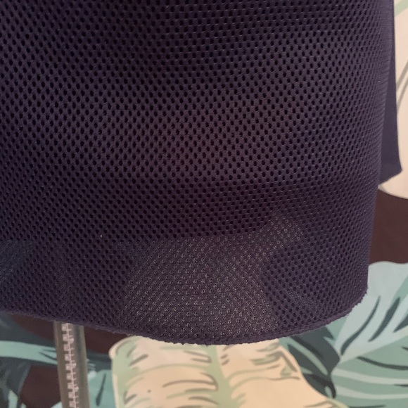 Navy sports mesh fit and flare dress - Picture 8 of 12